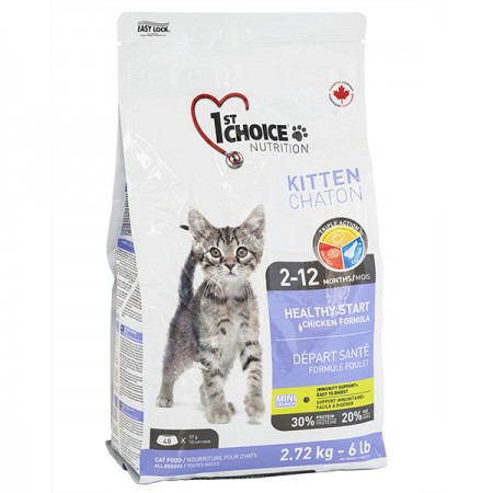 1st Choice (Фест Чойс) Kitten Healthy Start Котенок корм для котят 2.72 кг